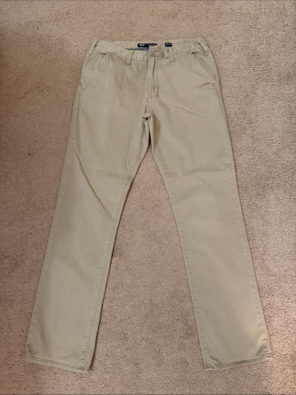 BKE Jake Straight Men’s Khaki/Tan Chinos